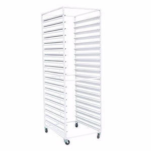 Carro Porta Bandejas Industrial de 20 Niveles, 58×70 cm