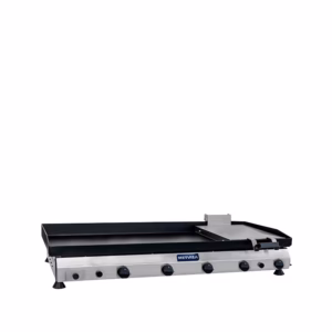 Plancha a Gas con Prensador de 5 Quemadores, 120 cm