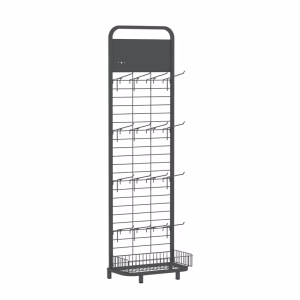 Check Stand o Exhibidor Vertical Compulsivo LX, alto 1.58m - Negro