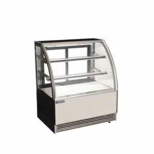 Vitrina Pastelera Vidrio Curvo Eco 1 mts