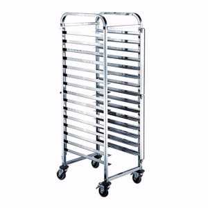 Carro Porta Bandejas, Carro Panadería, Rack 60x40, Carro Inox, Carro Industrial