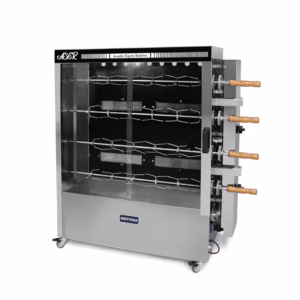 Asador rotativo profesional de alta capacidad para pollerías. de 40kg