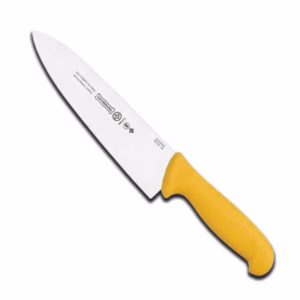 Cuchillo de Hoja Triangular Ancha Mango Amarillo, 20.3 cm