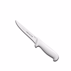 Cuchillo Deshuesador Recto de Mango Blanco, 15 cm