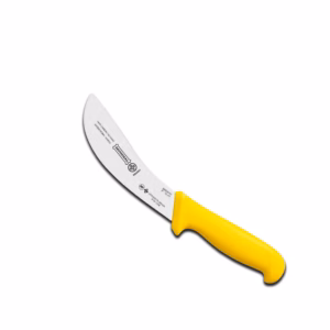 Cuchillo Curvo Estrecho Mango Amarillo, 15.2 cm