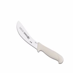 Cuchillo Curvo Estrecho Mango Blanco, 15.2 cm