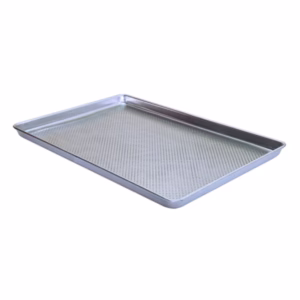 Bandeja de Aluminio Perforada Profesional, 70x45x2 cm