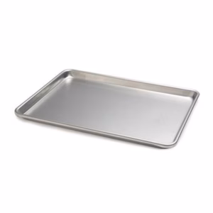 Bandeja de Aluminio Lisa Profesional, 60x40x2 cm
