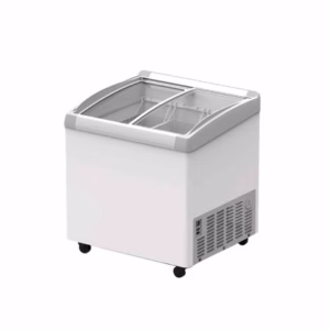 Congelador Horizontal con Vidrio Curvo, 274 Lts