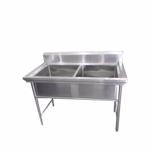 Lavafondos Doble de Acero Inox Profesional