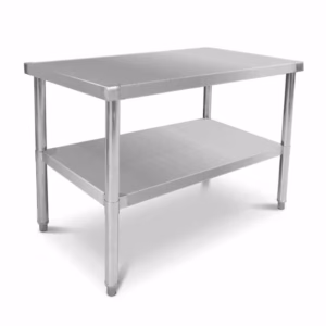 Mesa Central para Trabajo Profesional, Acero Inox 120 cm