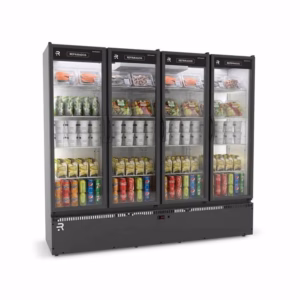 Auto Servicio Vanguard Refrigerada de 4 Puertas Negro