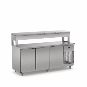 Mesón de Servicio Refrigerado de 3 Puertas