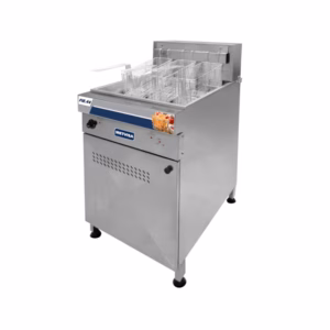 Freidora Industrial Eléctrica de 3 Canastillos, 38 Lts