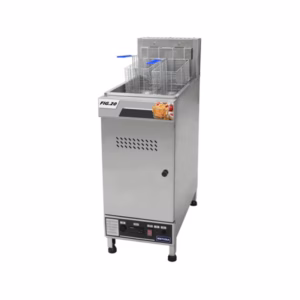 Freidora Industrial  a Gas de 2 Canastillos, 20 Lts
