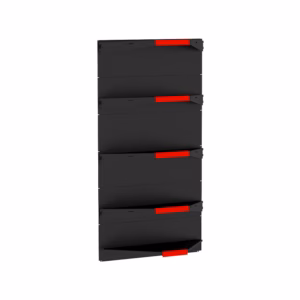 Góndola Flex Esquina 50 Kg/Nivel Negro