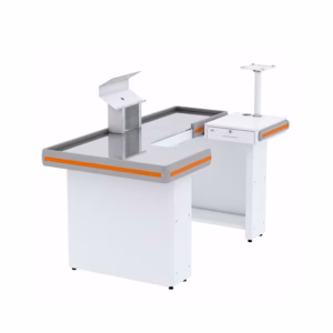 Caja de Supermercado Check Out Premium 2 m  - Blanco